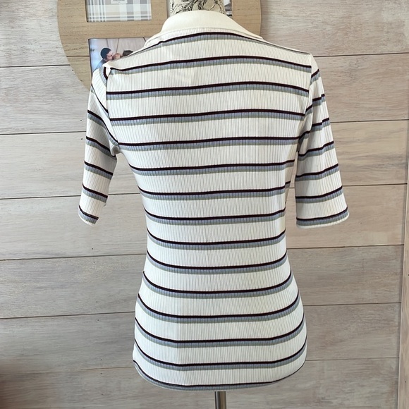 *🆕 Free People Stripped Top XS - Picture 3 of 4